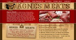 Desktop Screenshot of agnesmeats.com